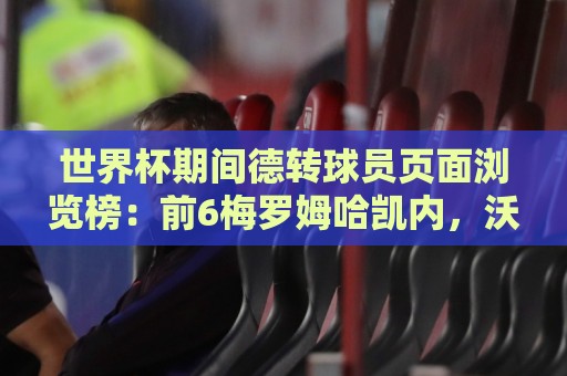 世界杯期间德转球员页面浏览榜：前6梅罗姆哈凯内，沃齐尼亚第8